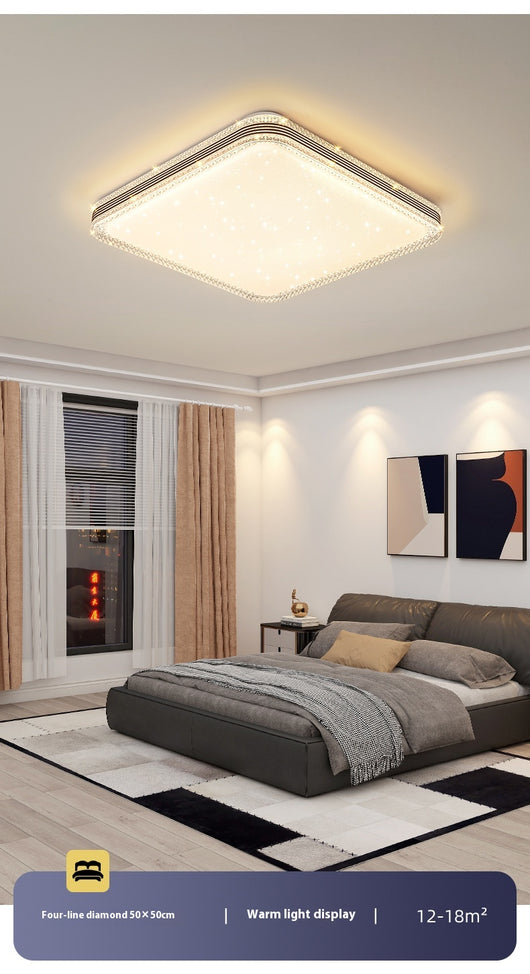 Lámpara de Techo LED Cuadrada de Acrílico para Sala de Estar - Image 12