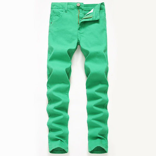 Pantalones Vaqueros Elásticos Casuales Estilo Europeo y Americano para Hombre - Image 5