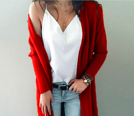 Cardigan Tejido Ins - Elegancia Casual Versátil - Image 8