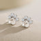 Aretes de Plata Esterlina 925 con Huella de Osito Cuidador
