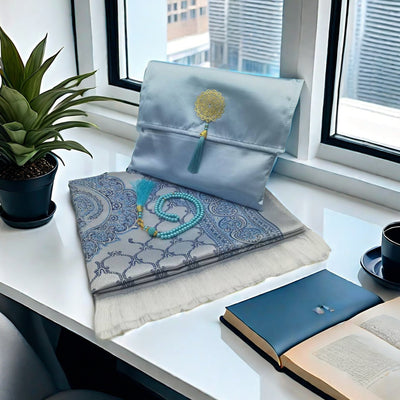 Juego de Oración Musulmán con Bolsa de Viaje - Tapete, Cuentas y Accesorios - Image 29