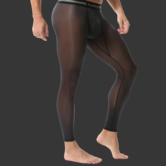 Pantalones Base Layer Ultradelgados Transparentes para Fitness