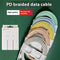 Cable de Carga Rápida PD20W Trenzado Nylon con Transferencia de Datos