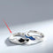 Shanmeng Eachother Sterling Plateado Couple Rings J0026 male ring