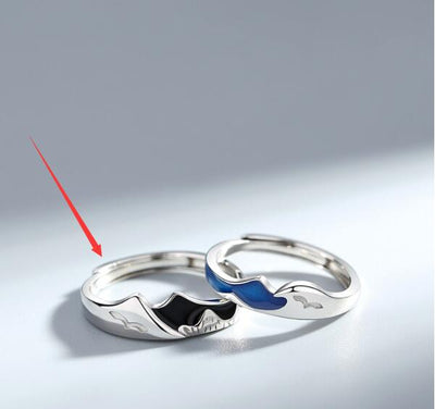 Anillos de Pareja en Plata Esterlina Shanmeng Eachother - Image 7