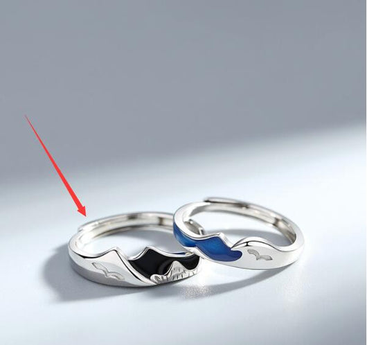 Anillos de Pareja en Plata Esterlina Shanmeng Eachother - Image 7