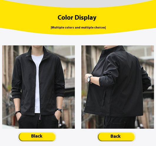 Chaqueta Cuello de Pie Clásica para Hombre - Image 14