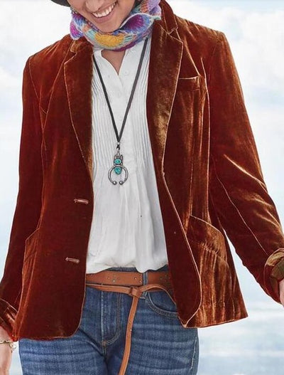 Blazer Elegante para Otoño e Invierno - Chaqueta Sastre Ajustada para Mujer - Image 9