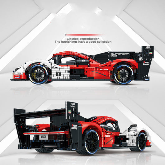 Auto de Carreras 963 Modelo Armable - Bloques de Construcción Alta Dificultad - Image 3