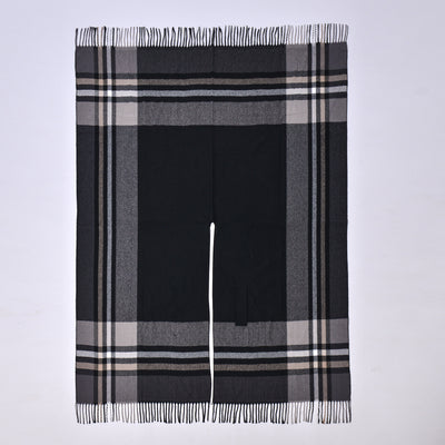 Chal con Borlas y Diseño Escocés Jacquard - Image 39