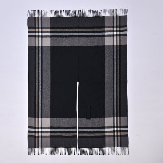 Chal con Borlas y Diseño Escocés Jacquard - Image 39
