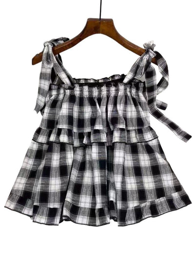 Blusa Sin Mangas Estilo Western con Volantes - Diseño Juvenil y Moderno - Image 8