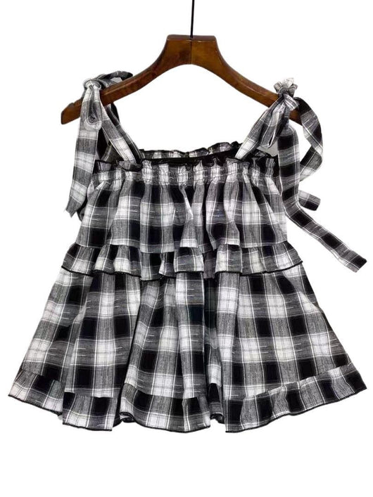 Blusa Sin Mangas Estilo Western con Volantes - Diseño Juvenil y Moderno - Image 8