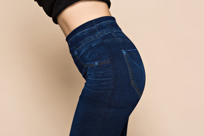 Leggings Talla Grande Efecto Denim - Comodidad de Jeggings - Image 9