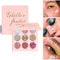 Paleta de Sombras Glitter 9 Tonos Mate y Metálico