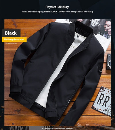 Chaqueta Slim Fit Coreana para Hombre - Abrigo Versátil Primavera Otoño - Image 17