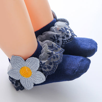 Calcetines Princesa Estilo Coreano para Niñas - Otoño e Invierno - Image 2