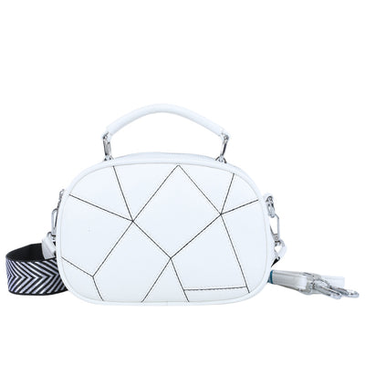 Bolso Pequeño Retro de Patchwork Trendy con Tres Capas - Image 9
