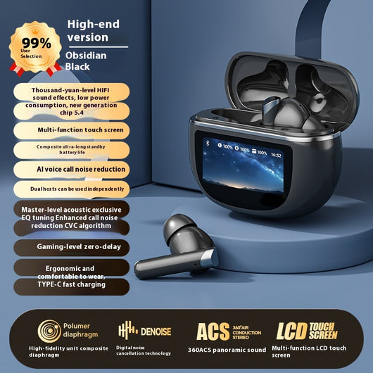 Auriculares Inalámbricos Bluetooth con Cancelación de Ruido y Batería Ultra Larga - Image 3