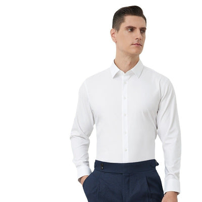 Camisa de Seda de Morera para Hombre - Impermeable y Sin Planchado - Image 2