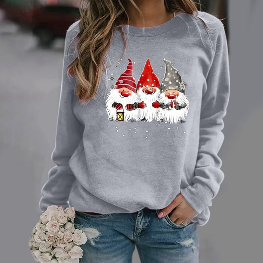 Sudadera de Cuello Redondo con Estampado Gráfico de Manga Larga - Image 2