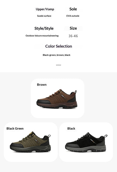 Botas de Senderismo Cuero Otoño Invierno Ligeras Hombre y Mujer - Image 11