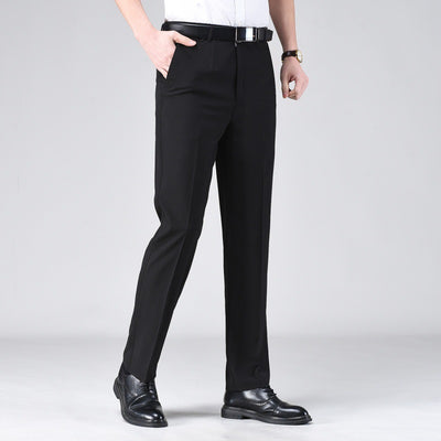 Pantalones Casuales Holgados de Pierna Recta en Colores Sólidos para Hombre - Image 2