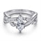 Anillo de Plata S925 con Circón Marquesa Incrustado
