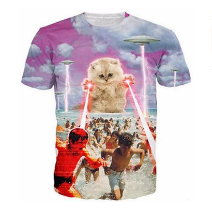 Playera Unisex Estampado Digital Creativo - Cómoda y Versátil para Verano - Image 6