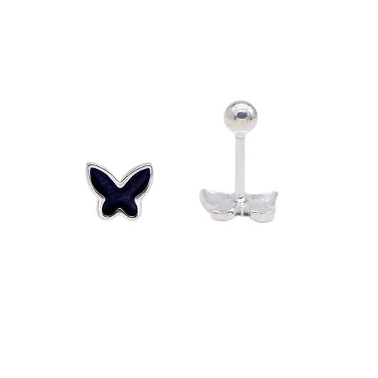 Aretes Mariposa Azul con Tornillo para Mujer - Image 12