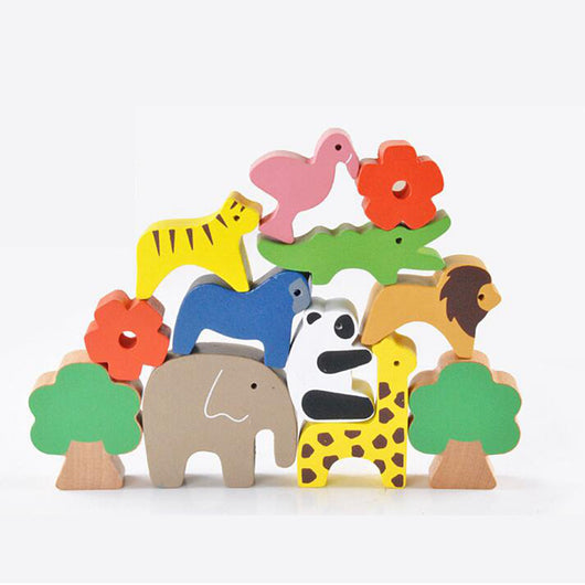 Tabla de Equilibrio con Animales del Bosque en Madera - Image 3