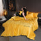 Amarillo Funda De Cama De 1.5