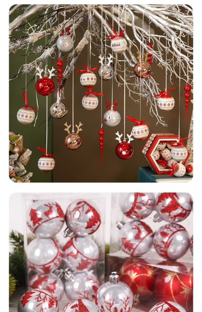 Bola de Navidad Roja Electrochapada - Adorno Colgante para Árbol - Image 37
