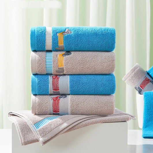 Toalla Facial de Algodón Puro con Diseño Infantil - Súper Absorbente - Image 8