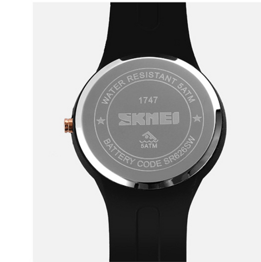 Reloj de Cuarzo para Estudiantes con Calendario y Correa de Silicona - Image 10