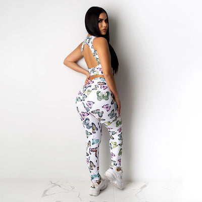Enterizo Deportivo Backless Butterfly para Fitness - Image 5