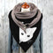 Bufanda Unisex con Estampado de Gato - Diseño Minimalista