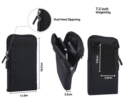 Bolsa Crossbody Diagonal Compacta de Color Sólido - Image 18