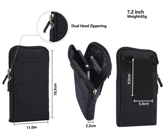 Bolsa Crossbody Diagonal Compacta de Color Sólido - Image 18