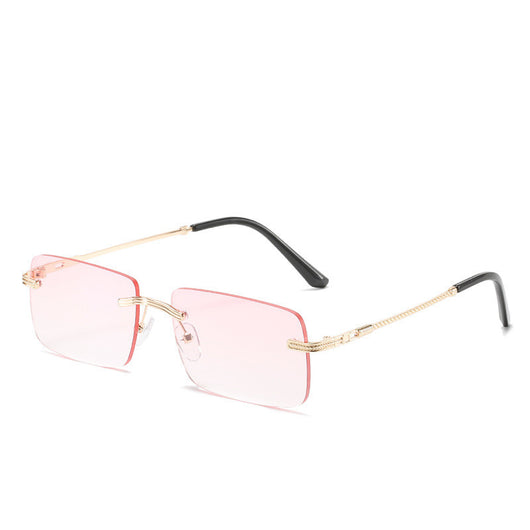 Gafas de Sol Cuadradas Sin Marco - Estilo Moderno para Hombre y Mujer - Image 3