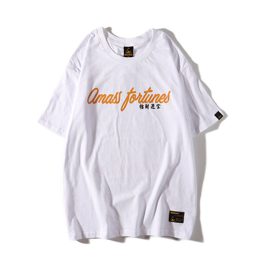 Camiseta Manga Corta para Hombre con Estampado de Gato de la Suerte - Image 13
