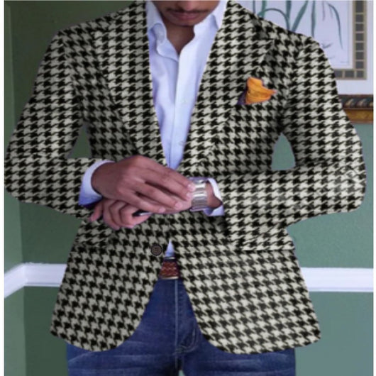 Saco de Cuadros Slim Fit para Hombre - Estilo Casual Moderno - Image 20