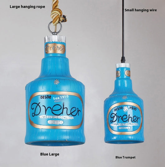 Lámpara Colgante Botella de Vino con Luz LED Creativa - Image 14