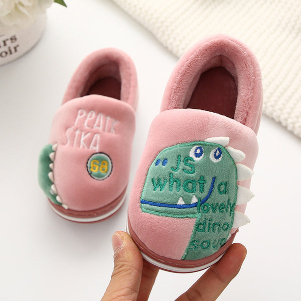 Pantuflas de Algodón para Niños - Invierno con Forro Cálido