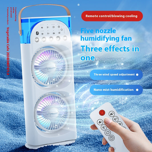 Ventilador Humidificador de Gran Capacidad con 5 Modos de Pulverización