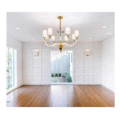 Lámpara Colgante de Cobre Puro Estilo Moderno Minimalista para Dormitorio - Image 4