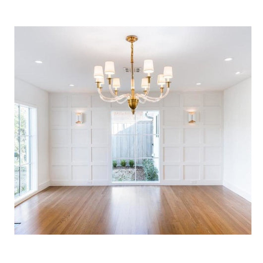 Lámpara Colgante de Cobre Puro Estilo Moderno Minimalista para Dormitorio - Image 4