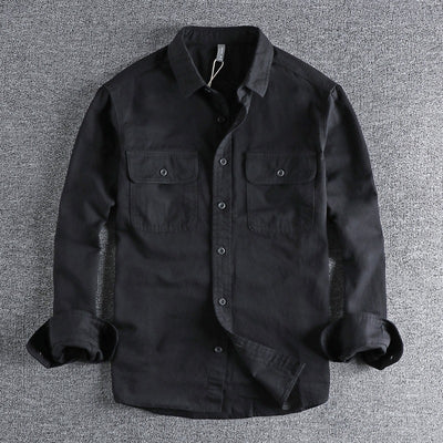Camisa Overol Manga Larga con Diseño Moderno para Hombre - Image 16