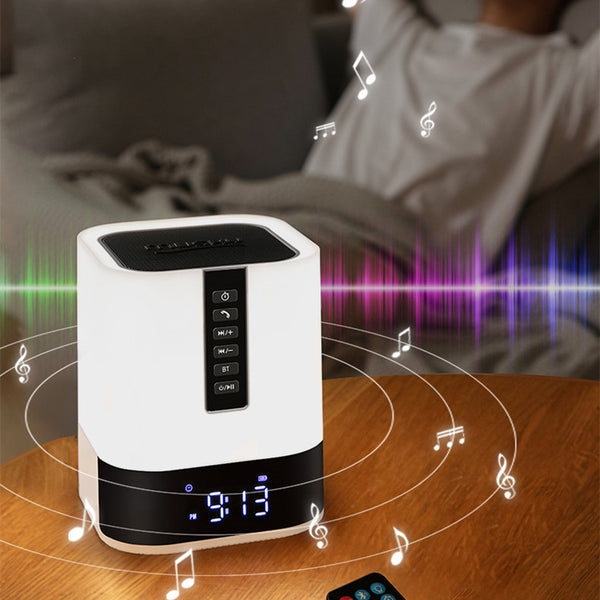 Lámpara de Mesa Inteligente con Bluetooth y Ambiente Sonoro