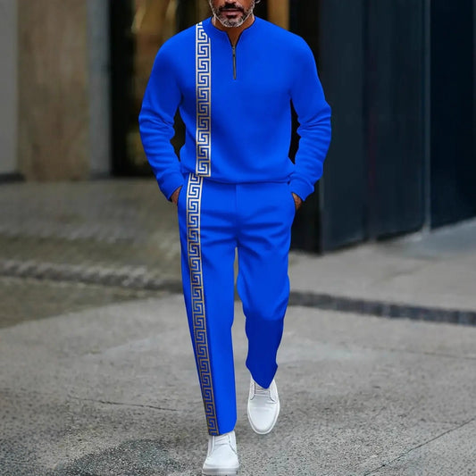 Conjunto Deportivo Casual con Polo Manga Larga y Pantalón - Image 2